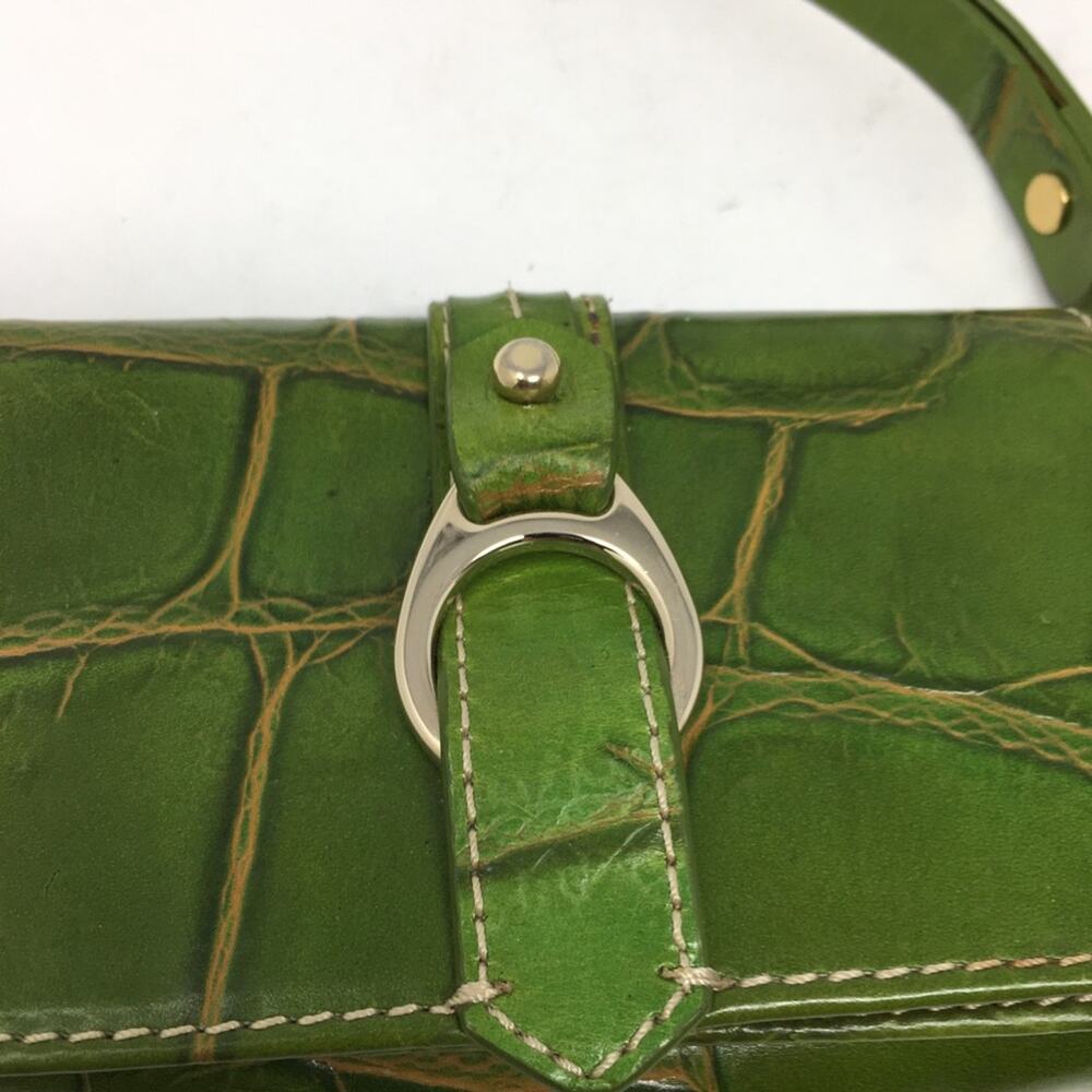 Dooney & Bourke Green Croco Wristlet NWT - Picture 3 of 8